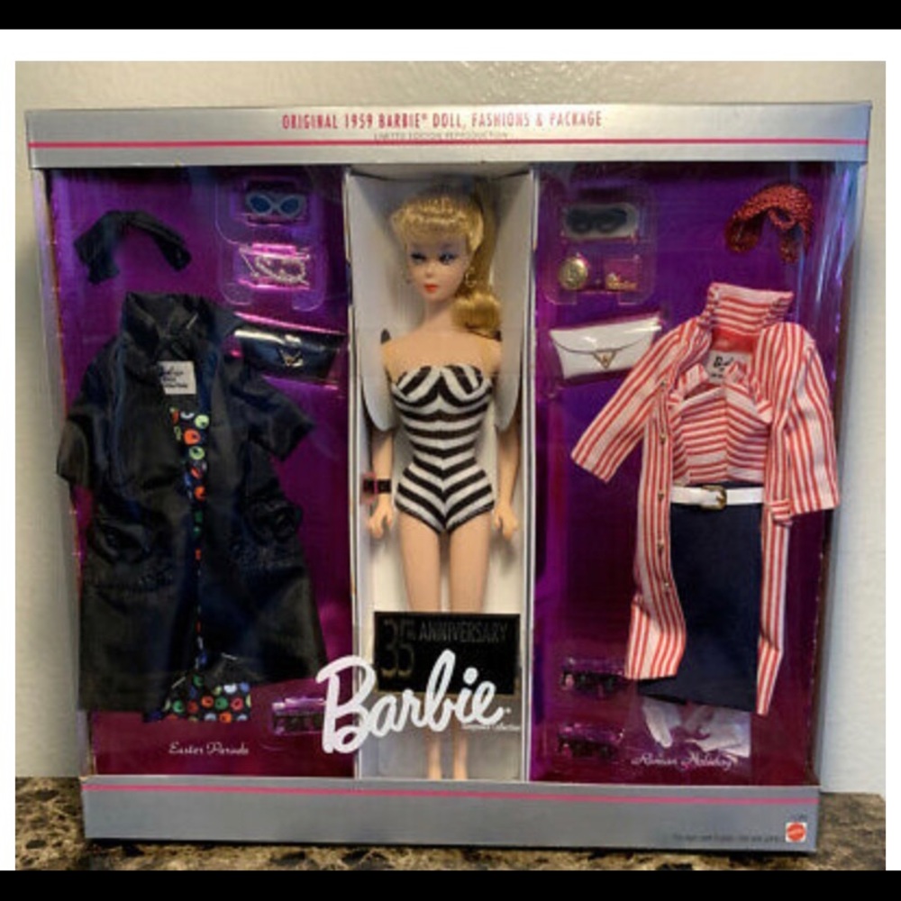 35th Anniversary Barbie 1959 Reproduction Giftset